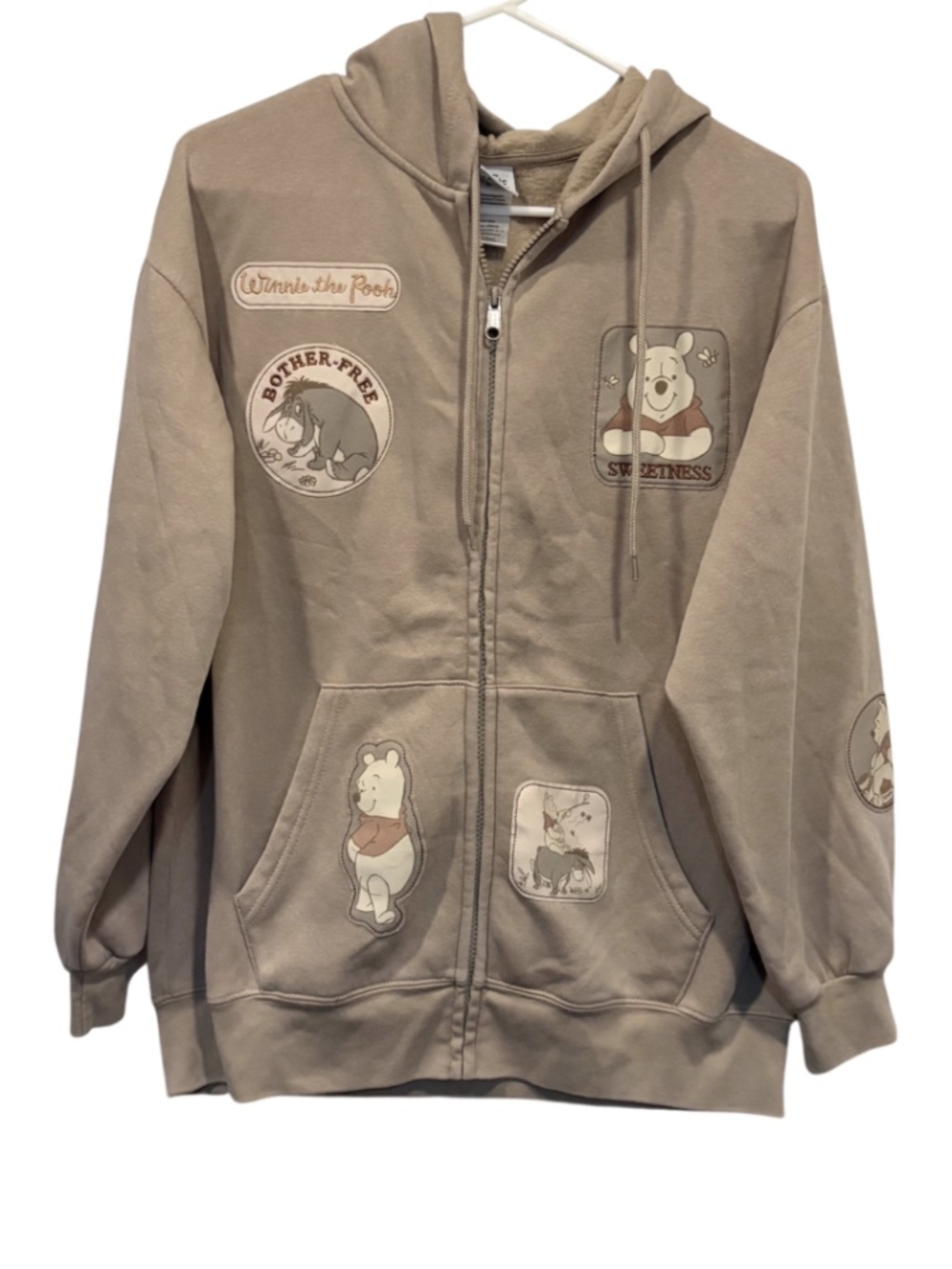 Disney Winnie the Pooh Multi-Patch Full-Zip Hoodie